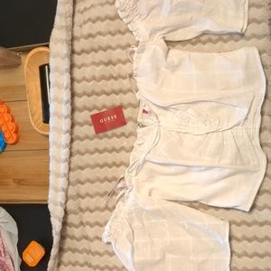 Guess White Corset Top